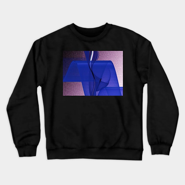 Blue Wave Crewneck Sweatshirt by born30